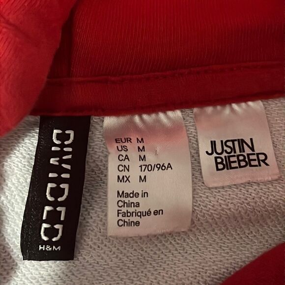 🔥🔥 JUSTIN BIEBER STADIUM TOUR Hoodie - EXCELLENT Condition- Men Sz M 🔥🔥 - Picture 11 of 12